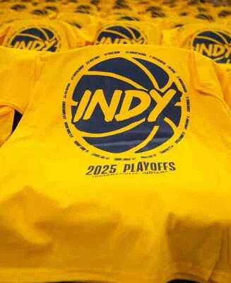 Indiana Pacers 2025 NBA Playoffs T-Shirt S-3XL From Round 1 Home Game #1 SGA Tee - Image 1 of 4