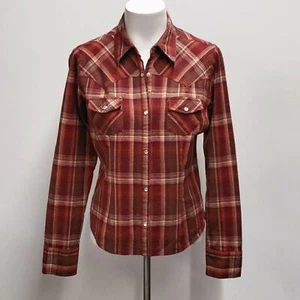 American Flirt Western Country Cowgirl Shirt Girl's XL Pearl Snap Flap Pockets - Picture 1 of 13