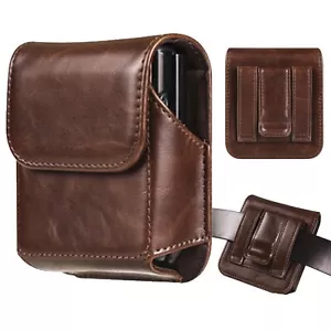 for Samsung Galaxy Z Flip 5/4/3 Phone Pouch Holster Belt Case, Leather Pouch ... - Picture 1 of 7