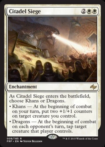 Moderate Play, Korean MTG Regular Citadel Siege Fate Reforged Magic the Gatherin - Image 1 of 1