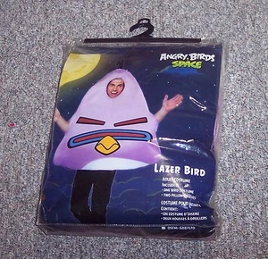 Adult LAZER SPACE BIRD Angry Bird Halloween Costume Dress Up EUC      - Picture 1 of 3