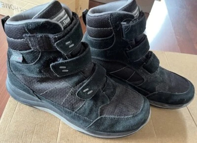 Botas impermeáveis masculinas LL Bean caminhante/neve tamanho 8 aro largo e laço preto - Imagem 1 de 4