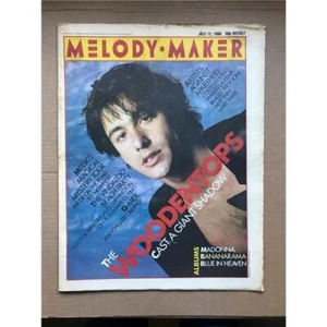 WOODENTOPS MELODY MAKER MAGAZINE JULY 12 1986 WOODENTOPS COLOUR COVER + FEATURE - Picture 1 of 1