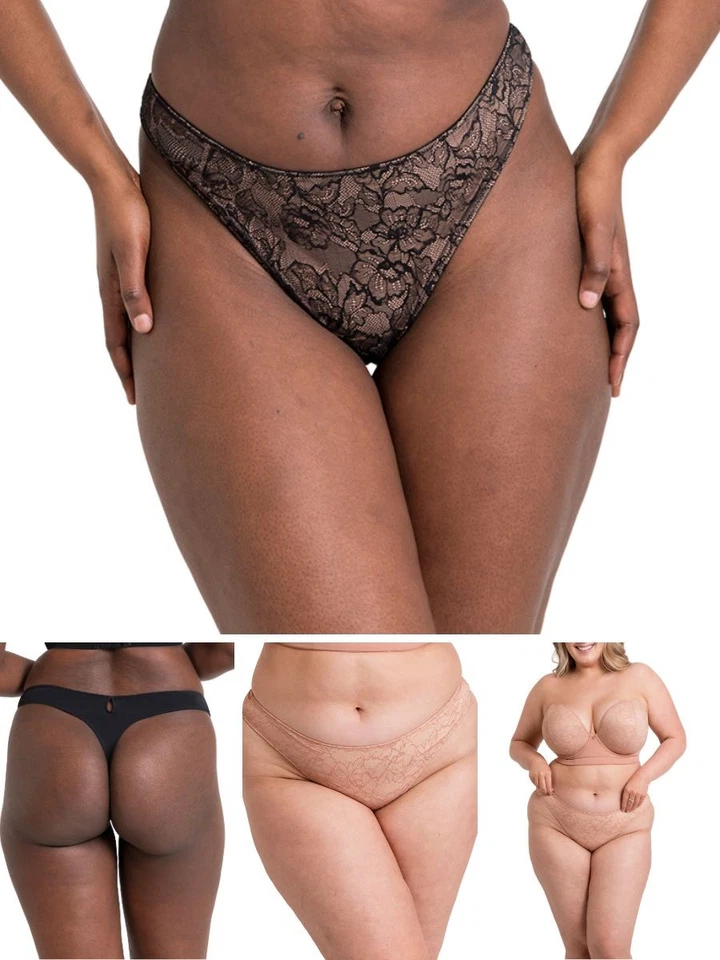 Curvy Kate Hey Niñas Tanga Calzoncillo tiro medio Encaje Sin VPL Bragas Calzoncillos Lencería Foto 1 de 1