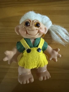 Vintage Bank Dam Troll Puppe 60er Jahre 8 Zoll - Bild 1 von 4