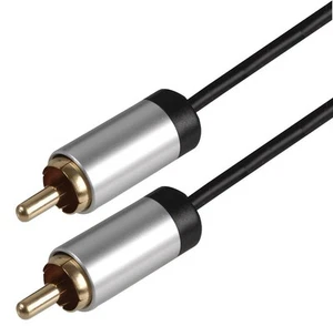 PRO SIGNAL Kabel Phono (RCA) Slim dengan Kepala Aluminium 5m - Picture 1 of 1