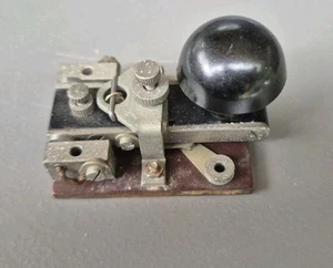 YA 1860 Small Morse Key WW2 Field Telephone Set D.Mk.V UK Version - Zdjęcie 1 z 4