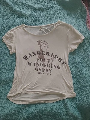 Vintage Spell & The Gypsy Collective RARE Wanderlust Oversized Tee S - image 1 of 4