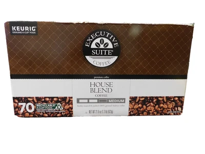 Executive Suite House Blend Coffee Medium- K-Cup Pods, 70-Pack-01/03/2027 - Image 1 of 2