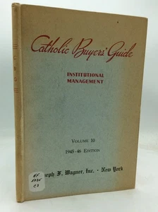 CATHOLIC BUYERS' GUIDE - 1945-46 Edition - vintage catalogue - liturgy - Picture 1 of 5