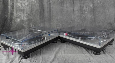 Technics SL-1200MK3D Silver Direct Drive DJ Turntable PAIR Very Good condition - Image 1 of 4