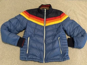 Marine Layer Lost & Found Zurich Puffer Jacket Full Zip Down Feather Mens Medium - Picture 1 of 10
