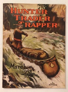 Revista Hunter Trader Trapper - Marzo 1927 - Excelente Estado Vintage - Imagen 1 de 7
