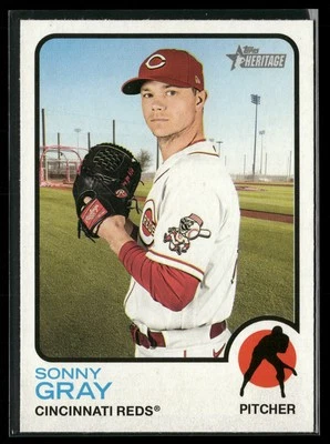 2022 Topps Heritage #282 Sonny Gray - Image 1 of 2