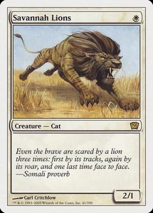 MTG Savannah Lions  - 9th Edition #041 - Picture 1 of 1