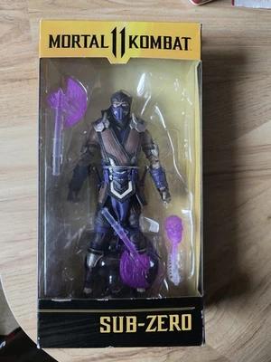 Figura de acción McFarlane Toys Mortal Kombat - Púrpura Sub-Zero. Nuevo.  Foto 1 de 3