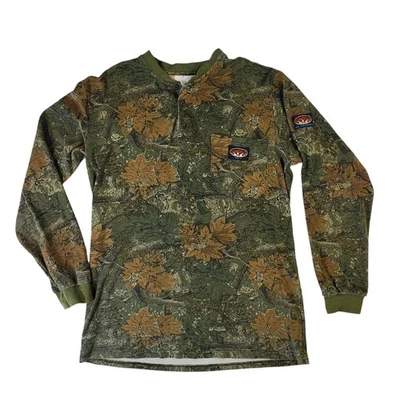 Camisa protectora Rasco FR para hombre L Henley manga larga cajún camuflaje resistente al fuego Foto 1 de 4