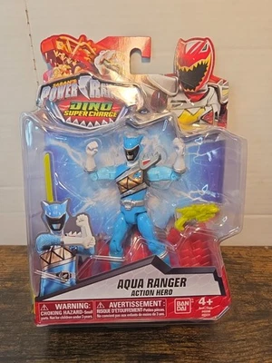 POWER RANGERS DINO SUPERCHARGE AQUA RANGER SUPER CHARGE - Image 1 of 4