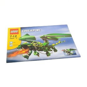 1x Lego Building Instructions A4 Booklet 2 Creator Mystical Animals Dragon 4894