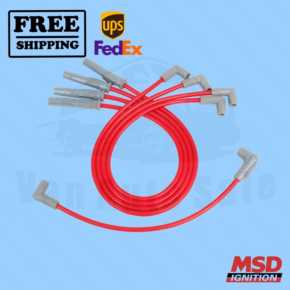 Spark Plug Wire Set MSD fits Mercury Zephyr 1983 - Изображение 1 из 2