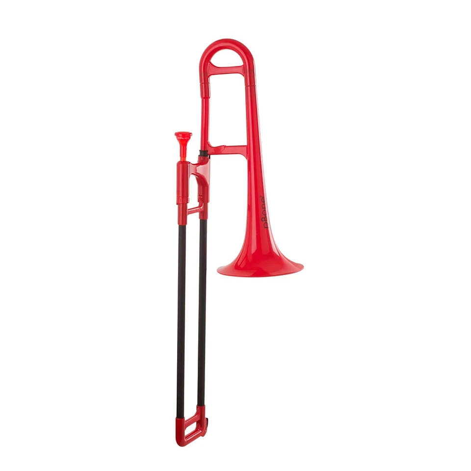 Mini trombone de plástico vermelho pBone - Imagem 1 de 1