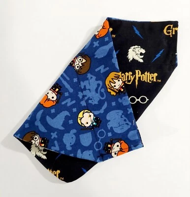 SERENITY JOURNEY CRAFTS DOG BANDANA OVER THE COLLAR, DOG BANDANA, CAT BANDANA, REVERSIBLE, HARRY POTTER