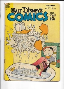 Walt Disneys Comics und Geschichten #96 BARKS ART 1948! Schaumbadabdeckung! Gd+ 2,5 - Bild 1 von 2