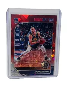 Stephen Curry Steph sp inserto prizm CONFEZIONE FRESCA 2019 cerchi rosso bianco blu ghiaccio #59 - Foto 1 di 2