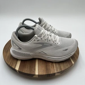 Brooks Womens Adrenaline GTS 23 White Running Shoes Sneakers 1203811B104 9.5 B - Picture 1 of 9