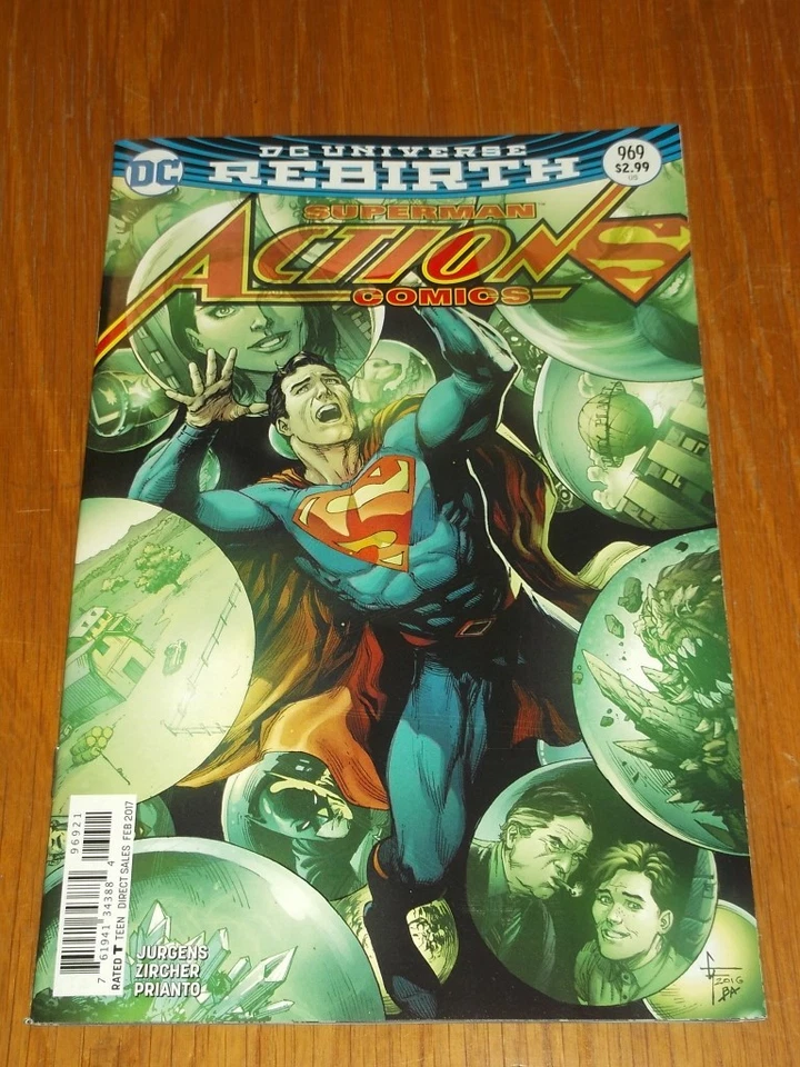 ACTION COMICS #969 DC COMICS SUPERMAN VARIANT FEBRUARY 2017 NM (9.4)