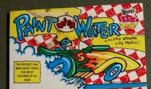 NEW 1991 WENDYS INTERNATIONAL PAINT WITH WATER FROM WENDYS KIDS MEAL * Flaw - Imagen 1 de 4