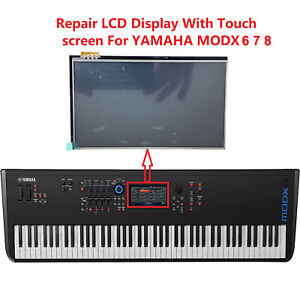 LCD Display With Touch Screen Digitizer For Yamaha MODX MODX6 MODX7 MODX8