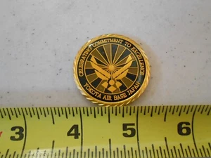 RARE 2003 YOKOTA AB JAPAN 374TH AW AIR WING AWARDS FORCE MILITARY CHALLENGE COIN - Picture 1 of 3
