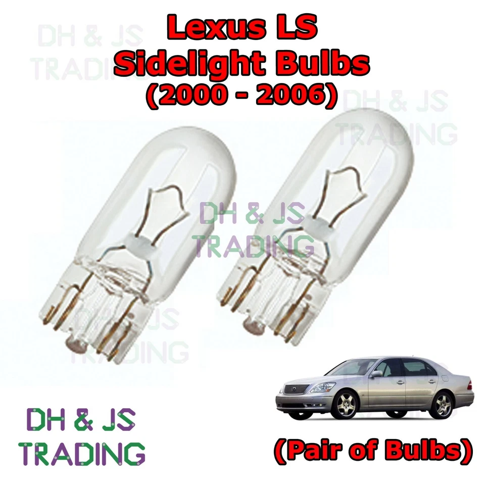 Für Lexus LS Front Seitenleuchten Seitenleuchte Glühbirne Glühbirnen LS430 (00-06) - Bild 1 von 1
