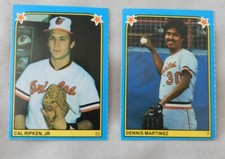1983 Fleer Star Stickers Baltimore Orioles Baseball Card Pick one