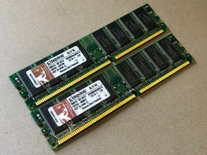 KINGSTON KVR 9905216-007.A01LF KVR400X64C3AK2/1G RAM/memory 2 PIEZAS - Imagen 1 de 1