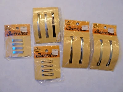 NEW Lot 16 Vintage 1975 70s GOODY Stay Tight Clasp Clip Hair Barrettes USA NOS - Image 1 of 4