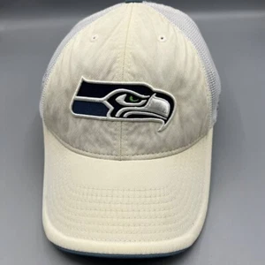 Seattle Seahawks Trucker Hat Men Large-Extra Large Reebok Stretch Fitted Cap - Picture 1 of 9