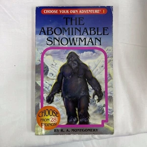 Choose Your Own Adventure: The Abominable Snowman by R. A. Montgomery Paperback - Picture 1 of 4