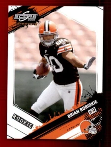 2009 Score Inscriptions #318 Brian Robiskie RC 223/999 - Picture 1 of 2