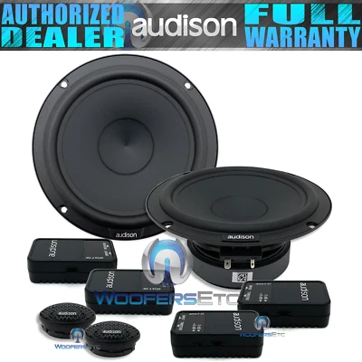 ALTAVOCES COMPONENTES AUDISON APK165P PRIMA 6.5" 345W TWEETERS CROSSOVERS NUEVOS Foto 1 de 4