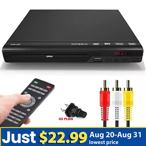 1080p DVD Player All Region Free DVD CD USB Player with AV+RCA Output US O1V2 - Picture 1 of 9