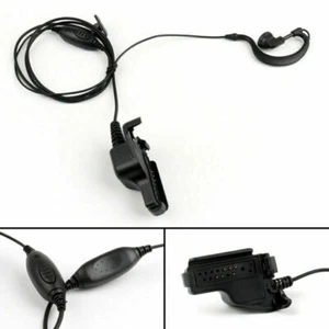 G-Shape Ear Hook Earpiece Headset PTT MIC For XTS5000 MTX838 GP1200 S8 - Zdjęcie 1 z 8
