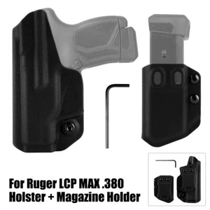 IWB Holster Right Hand For Ruger LCP MAX .380 9mm/.40 Single Stack In Waistband - Picture 1 of 10