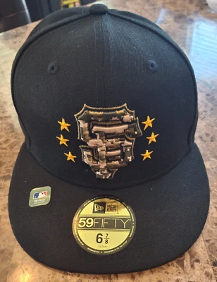 NEW ERA 59FIFTY MLB 2024 ARMED FORCES DAY SAN FRANCISCO GIANTS HAT, 6  7/8, - Image 1 of 3