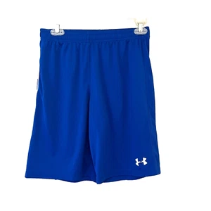 Under Armour Boy Blue Shorts YXL Polyester Athletic Basketball Sports Athleisure - Picture 1 of 6