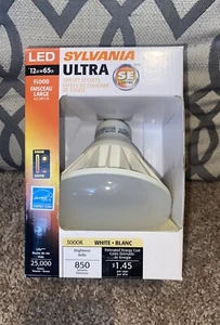 SYLVANIA LED Flood BR40 Light Bulb, Large Base, 3000k Energy Efficient - Picture 1 of 5