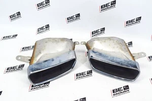 Audi A7 4G Facel. 3.0 TFSI S-Line Exhaust Terminal End Pipe Cover Set - Picture 1 of 4