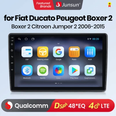 Qualcommchip CarPlay Android13 Autoradio GPS Navi Für Fiat Ducato 2006 2007-2013 - Bild 1 von 4