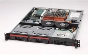 Supermicro 1HE Servidor Carcasa SC811TQ-280B 280 vatios Fuente de alimentación 2x Hot-Swap HDD - Imagen 1 de 2